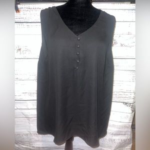 Torrid Black Harper Knit back sleeveless shirt
